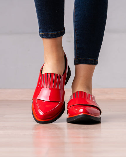 Mocasin Tradentino - Rojo - Tienda Nébula