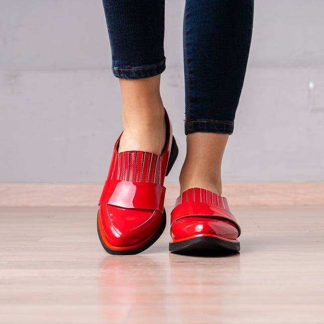 Mocasin Tradentino - Rojo - Tienda Nébula