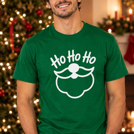 Polo Navideño Hombre - Barba Santa - Verde