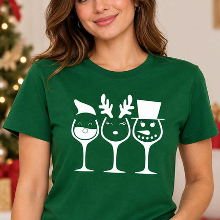 Polo Navideño Mujer - Tres Copas - Verde