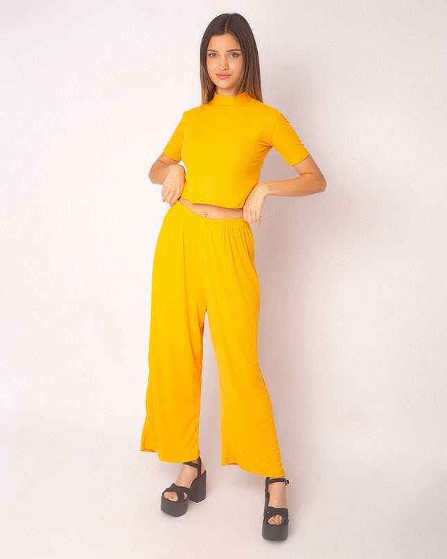 Pantalón Luana2 3.0 - Mostaza - Tienda Nébula