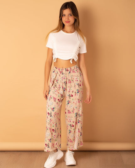 Pantalón Rosa 13.0 - Crema - Tienda Nébula