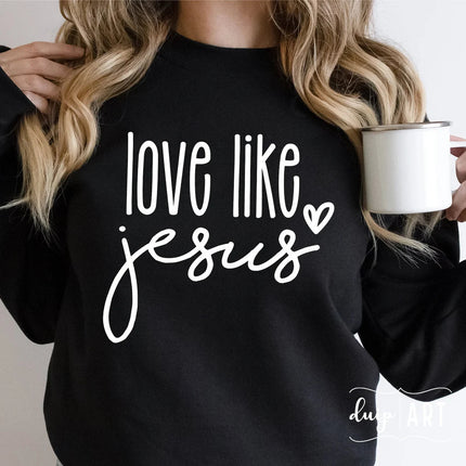 Polera Personalizada - LOVE LIKE JESUS - Tienda Nébula