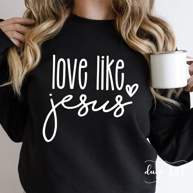 Polera Personalizada - LOVE LIKE JESUS - Tienda Nébula