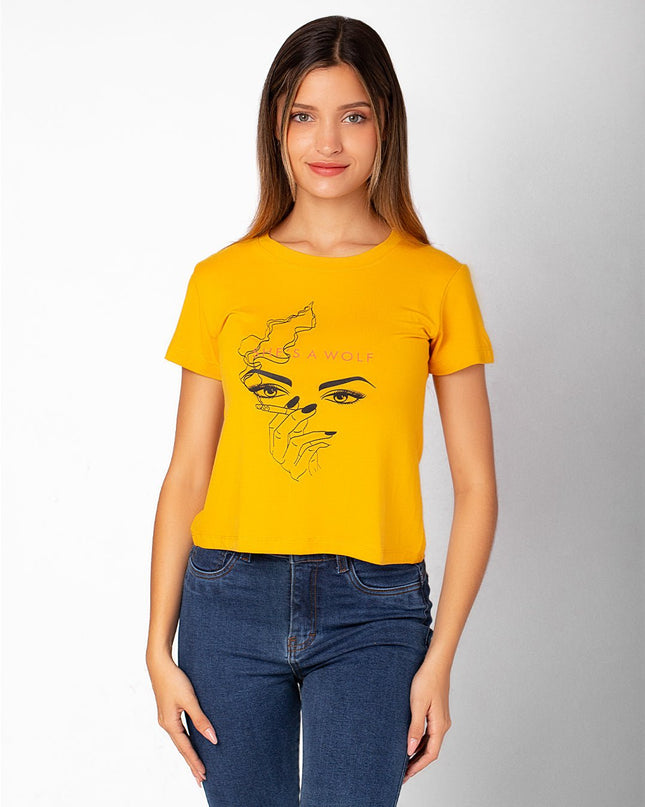Polo Barú 10.0 - Ojos - Mostaza - Tienda Nébula