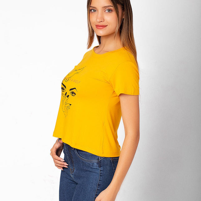 Polo Barú 10.0 - Ojos - Mostaza - Tienda Nébula