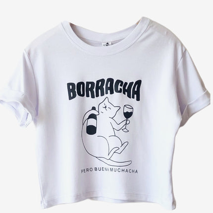 Polo Personalizado - Borracha pero buena muchacha - Tienda Nébula