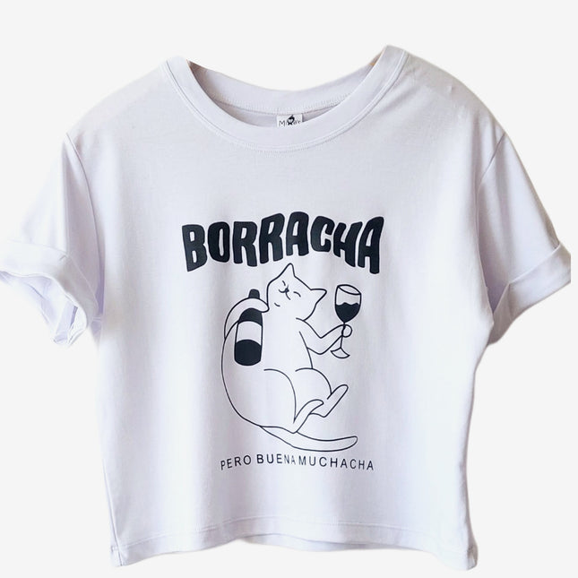 Polo Personalizado - Borracha pero buena muchacha - Tienda Nébula