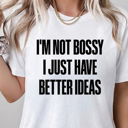 Polo Personalizado - I'M NOT BOSSY - Tienda Nébula