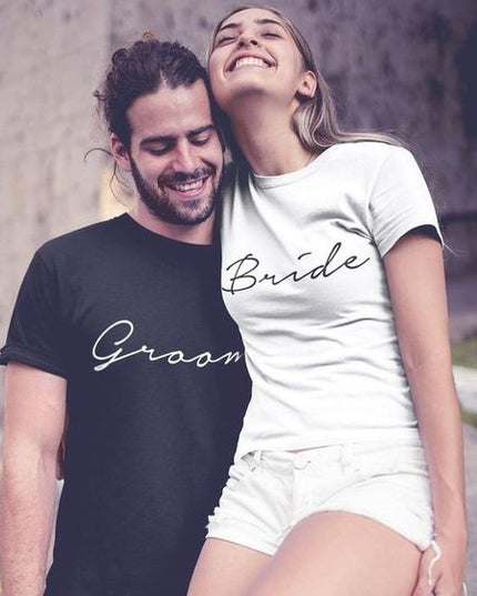 Polo Personalizado Pareja - Groom And Bride - Tienda Nébula