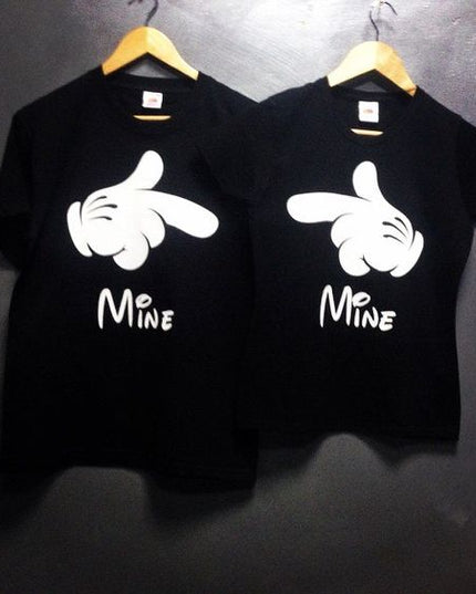 Polo Personalizado Pareja - Guantes mickey - Tienda Nébula