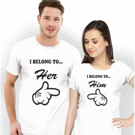 Polo Personalizado Pareja - Her Him - Tienda Nébula