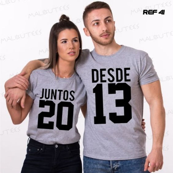 Polo Personalizado Pareja - Juntos desde - Tienda Nébula