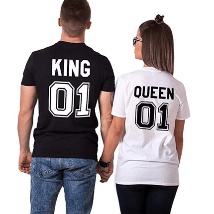 Polo Personalizado Pareja - King Queen - Tienda Nébula