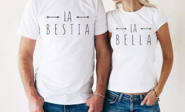 Polo Personalizado Pareja - La Bestia - Tienda Nébula