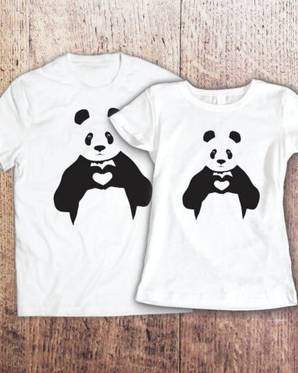 Polo Personalizado Pareja - Pandas - Tienda Nébula
