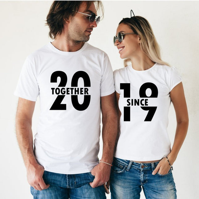 Polo Personalizado Pareja - Together Since - Tienda Nébula
