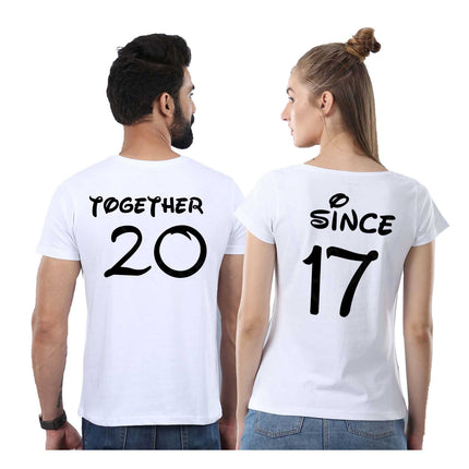 Polo Personalizado Pareja - Together Since - Tienda Nébula