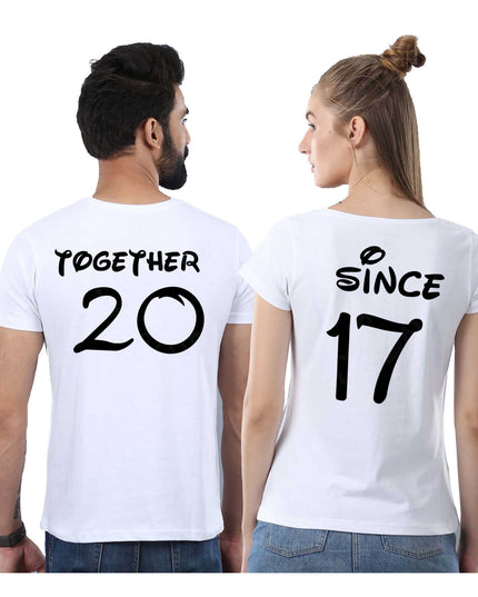 Polo Personalizado Pareja - Together Since - Tienda Nébula
