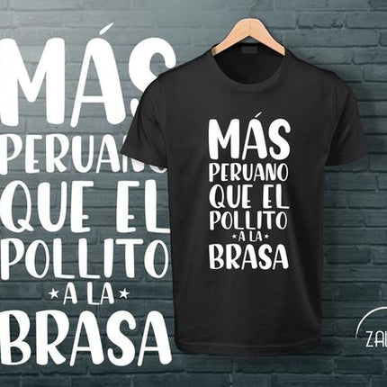 Polo Personalizado - POLLO A LA BRASA - Tienda Nébula