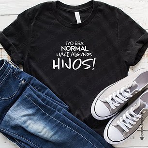 Polo Personalizado - Yo era normal - Tienda Nébula