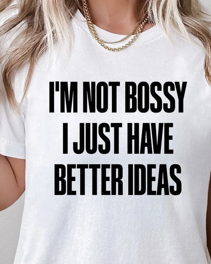 Polo Personalizado - I'M NOT BOSSY