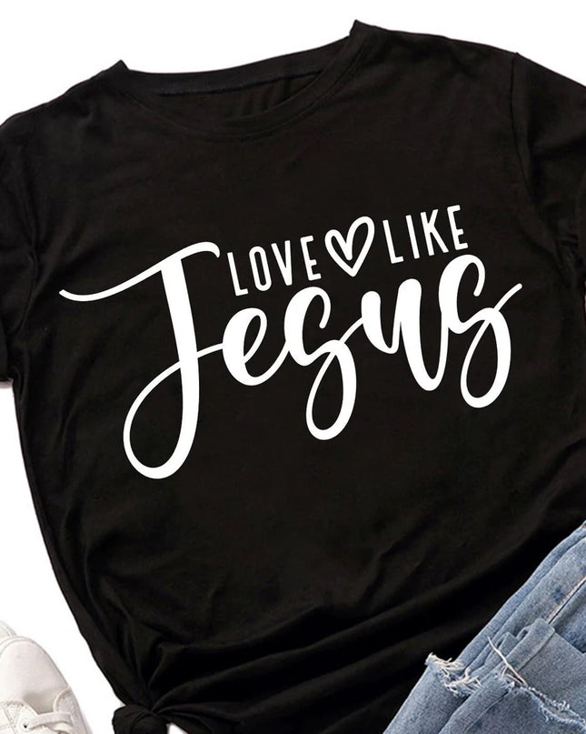 Polo Personalizado - LOVE LIKE JESUS