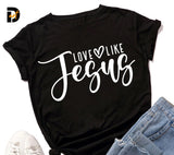 Polo Personalizado - LOVE LIKE JESUS