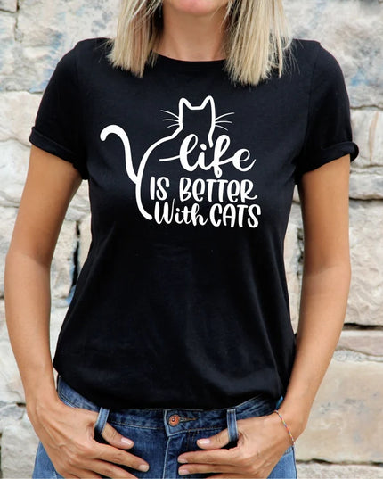Polo Personalizado - LIFE WITH CATS