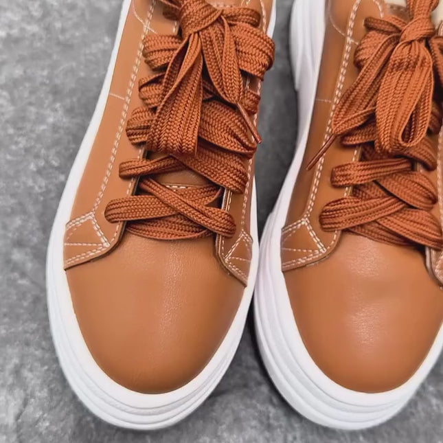 Zapatillas Urbanas Mujer Benares - Camel