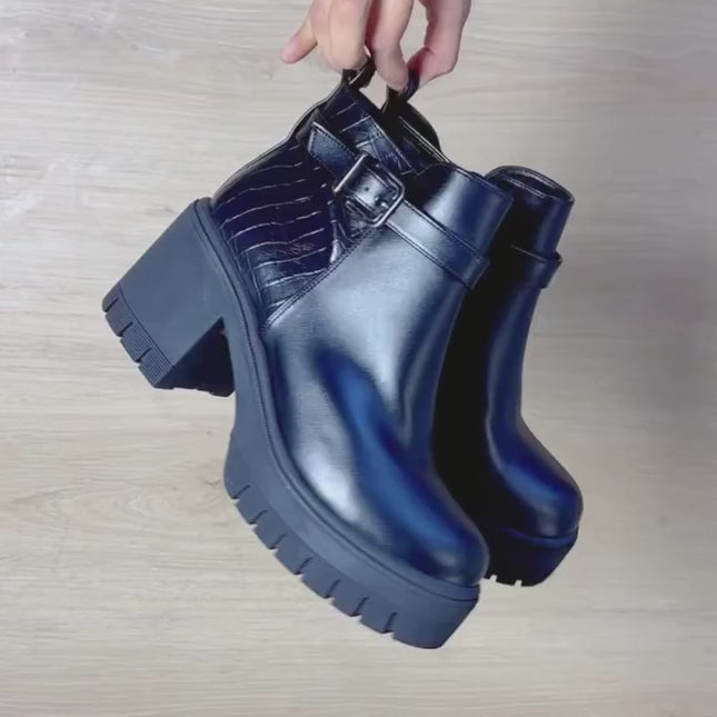 Botines Mujer Kaliro - Negro