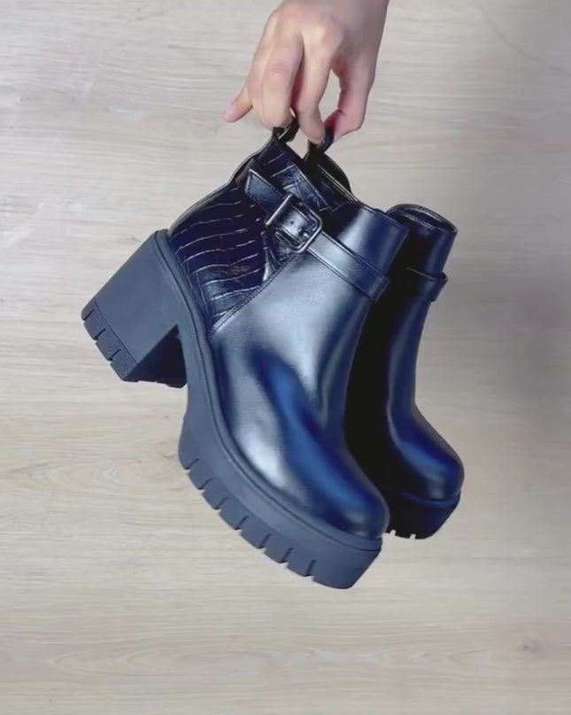 Botines Mujer Kaliro - Negro