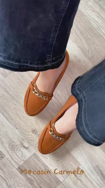 Mocasines Mujer Carmelo - Camel