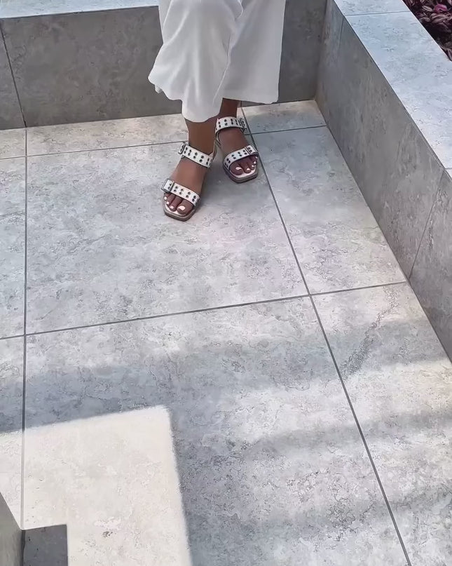 Sandalias Casuales Mujer Yubok - Hueso