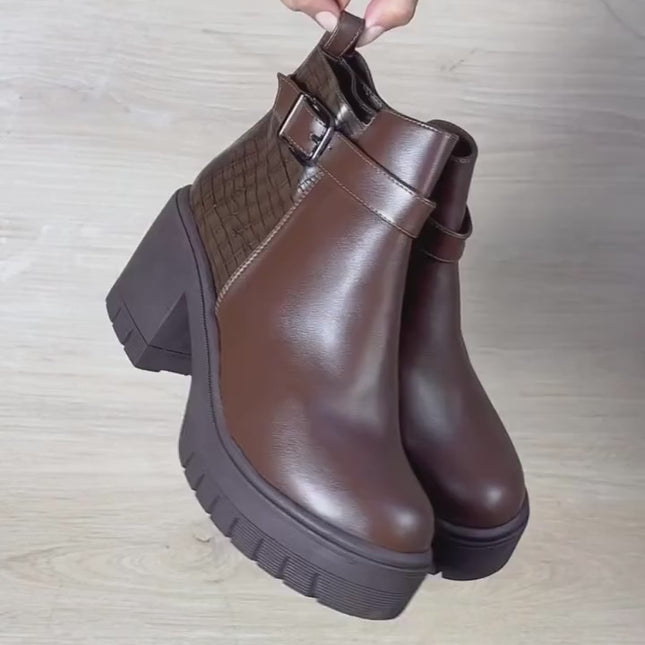 Botines Mujer Kaliro - Marron