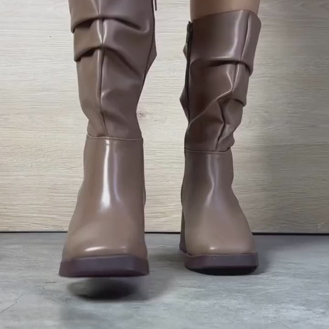 Botas Mujer Chunny - Marrón Claro