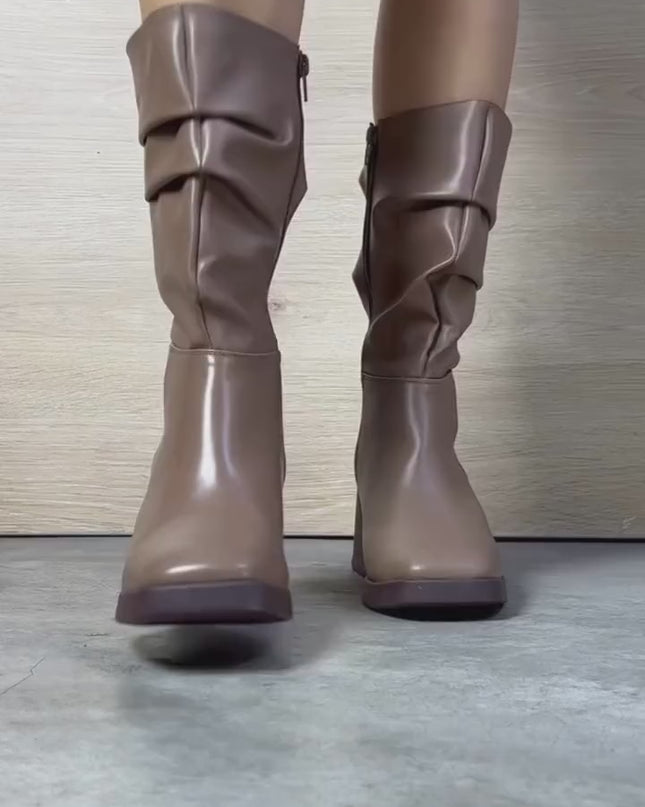 Botas Mujer Chunny - Marrón Claro