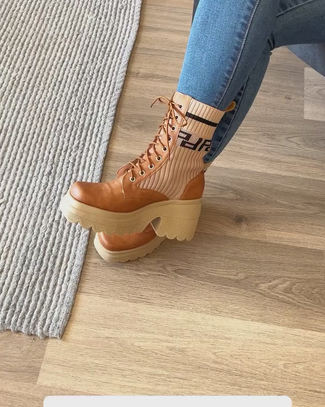 Botas Mujer Tamow - Camel