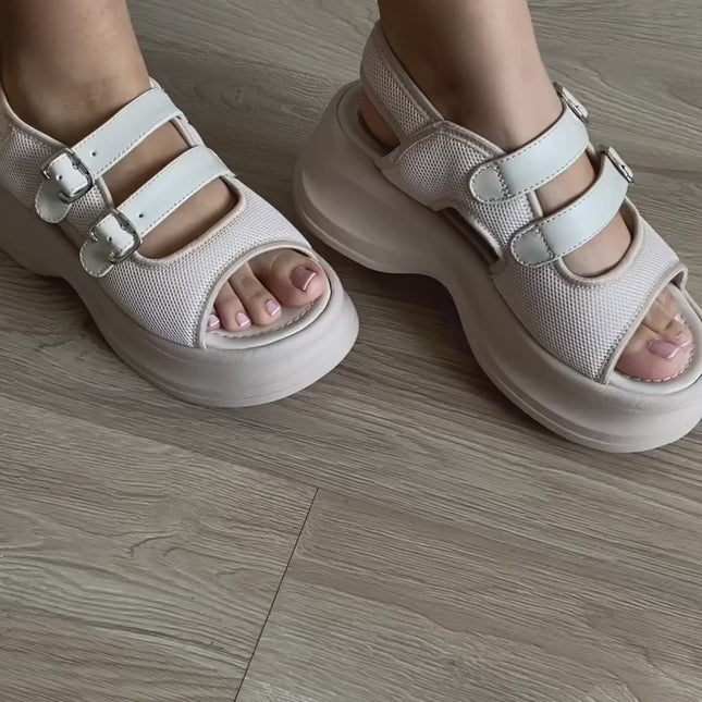 Sandalias Casuales Mujer Goran - Nude