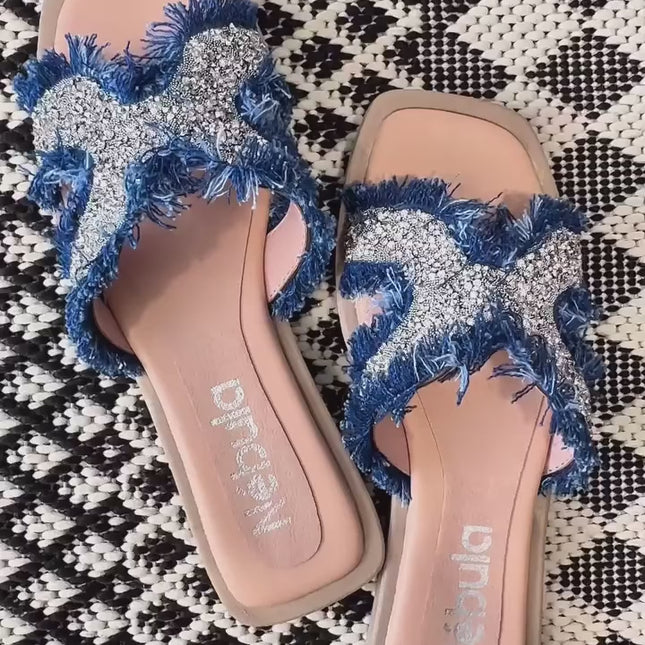 Sandalias Casuales Mujer Blum - Denim