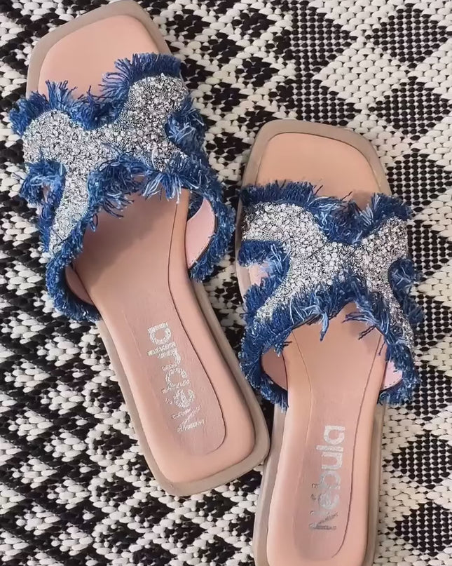 Sandalias Casuales Mujer Blum - Denim