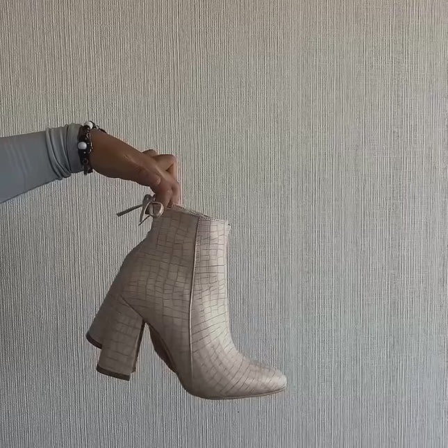 Botas Mujer Bubali - Hueso Serpiente