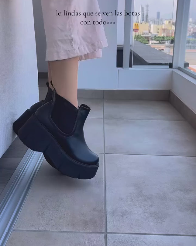 Botas Mujer Uncover - Negro