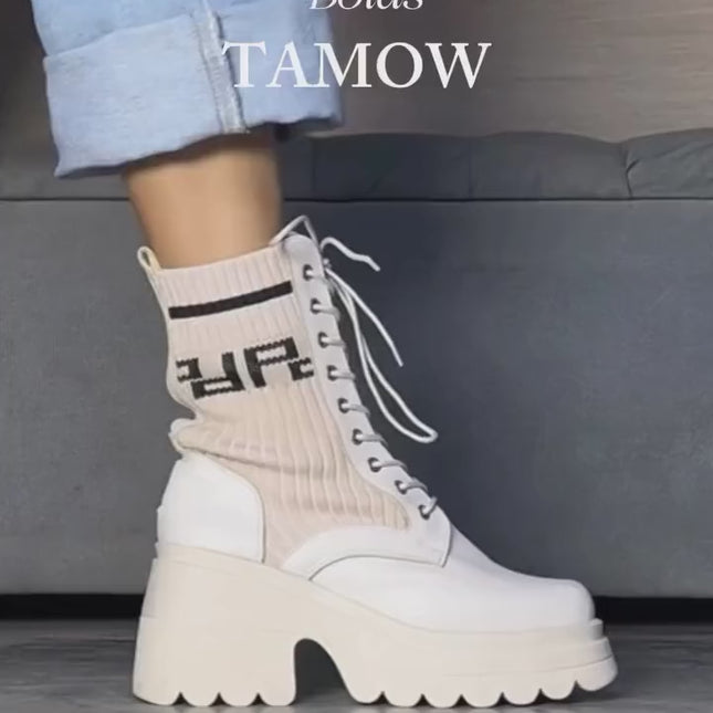 Botas Mujer Tamow - Nude
