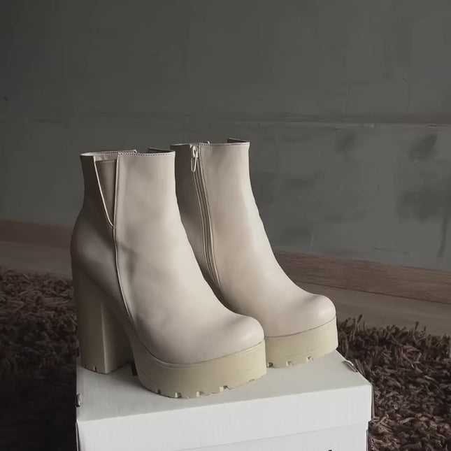 Botines Mujer Kovazi - Nude