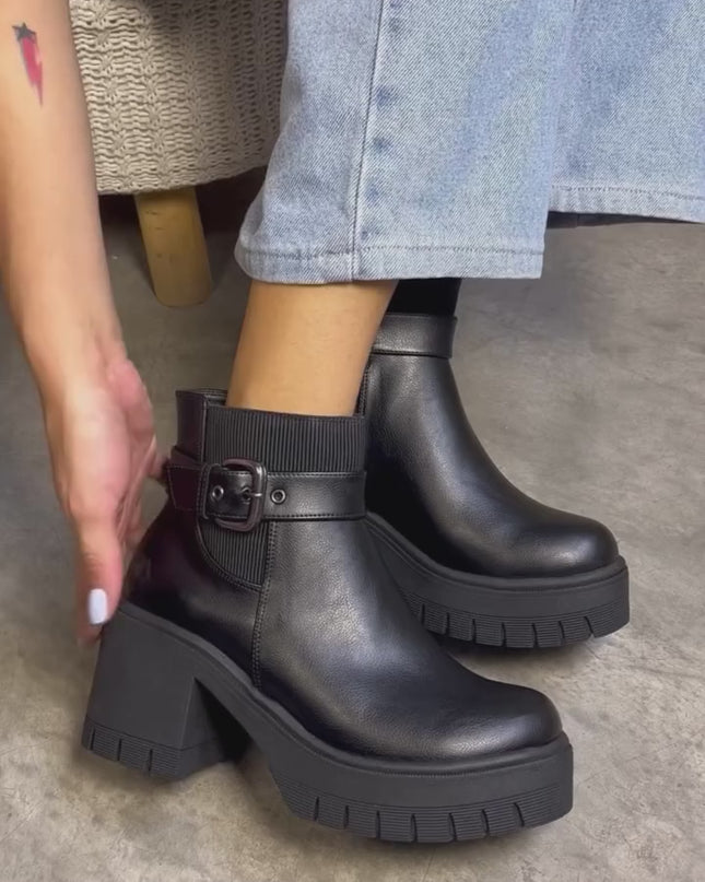Botas Mujer Lar - Negro