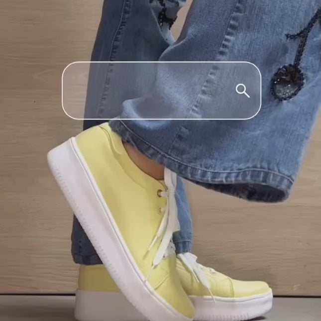 Zapatillas Urbanas Mujer Orlando - Amarillo
