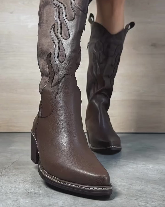 Botas Mujer Famus - Marrón