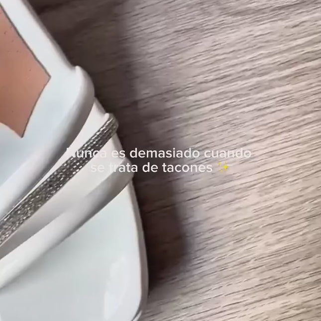 Sandalias de Vestir Mujer Estrapia - Blanco