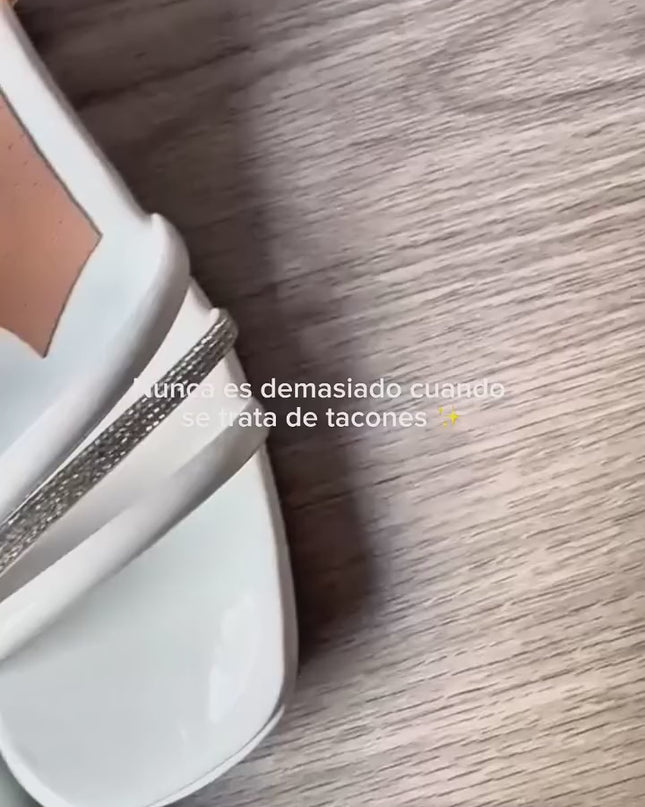 Sandalias de Vestir Mujer Estrapia - Blanco
